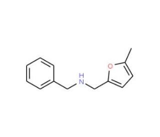 Benzyl-(5-methyl-furan-2-ylmethyl)-amine - chemical structure image