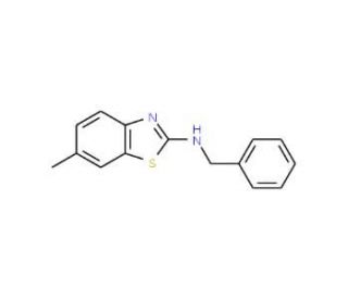 Benzyl-(6-methyl-benzothiazol-2-yl)-amine (CAS 56406-14-5) - chemical structure image