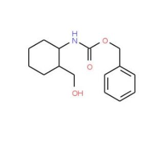 Benzyl cis-(2-hydroxymethyl)cyclohexylcarbamate (CAS 213672-66-3) - chemical structure image