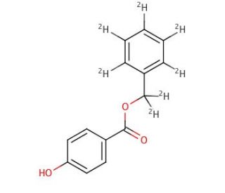 Benzyl-d7 Paraben - chemical structure image