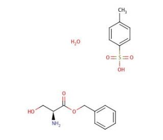 Benzyl L-Serine, p-Toluenesulfonate Salt, Monohydrate - chemical structure image