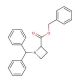 Benzyl N-Diphenylmethyl-2-azetidinecarboxylate (CAS 22742-42-3) - chemical structure image