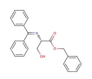 Benzyl N-(Diphenylmethylene)-L-serinate (CAS 145362-72-7) - chemical structure image