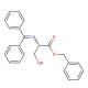 Benzyl N-(Diphenylmethylene)-L-serinate (CAS 145362-72-7) - chemical structure image