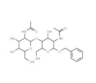 Benzyl-N,N&prime;-diacetyl-betachitobioside - chemical structure image