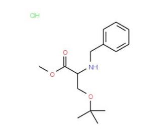 Benzyl-O-tert-butyl-L-serine methyl ester hydrochloride (CAS 670278-82-7) - chemical structure image