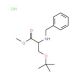 Benzyl-O-tert-butyl-L-serine methyl ester hydrochloride (CAS 670278-82-7) - chemical structure image
