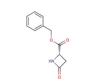 Benzyl (S)-(&minus;)-4-oxo-2-azetidinecarboxylate (CAS 72776-05-7) - chemical structure image