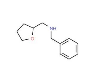 Benzyl-(tetrahydro-furan-2-ylmethyl)-amine (CAS 183275-87-8) - chemical structure image