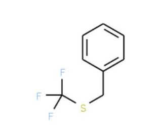Benzyl trifluoromethyl sulfide (CAS 351-60-0) - chemical structure image