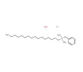 Benzyldimethylhexadecylammonium chloride (CAS 122-18-9) - chemical structure image