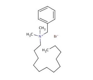 Benzyldodecyldimethylammonium Bromide (CAS 7281-04-1) - chemical structure image