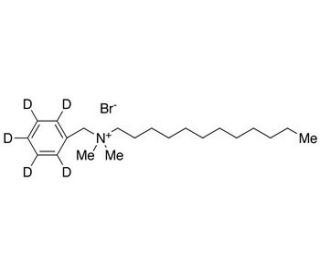 Benzyldodecyldimethylammonium-d5 Bromide (CAS 7281-04-1 (unlabeled)) - chemical structure image