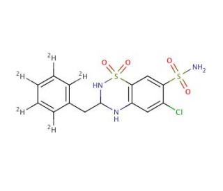 Benzylhydrochlorothiazide-d5 - chemical structure image
