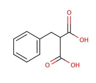 Benzylmalonic acid (CAS 616-75-1) - chemical structure image