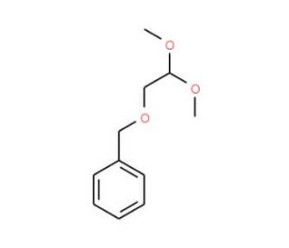 Benzyloxyacetaldehyde dimethyl acetal (CAS 127657-97-0) - chemical structure image