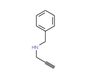 Benzylprop-2-ynylamine (CAS 1197-51-9) - chemical structure image