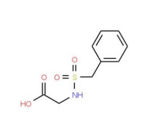 [(benzylsulfonyl)amino]acetic acid (CAS 6966-44-5) - chemical structure image