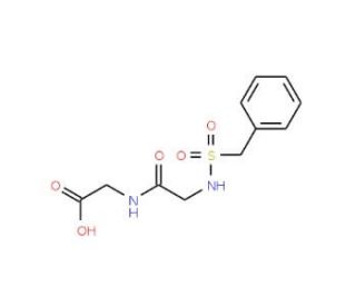 ({[(benzylsulfonyl)amino]acetyl}amino)acetic acid (CAS 7512-45-0) - chemical structure image