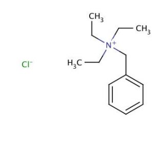 Benzyltriethylammonium chloride (CAS 56-37-1) - chemical structure image