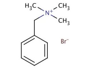 Benzyltrimethylammonium bromide (CAS 5350-41-4) - chemical structure image