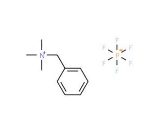 Benzyltrimethylammonium hexafluorophosphate (CAS 6427-70-9) - chemical structure image