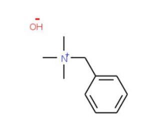 Benzyltrimethylammonium Hydroxide (10% in Water) (CAS 100-85-6) - chemical structure image