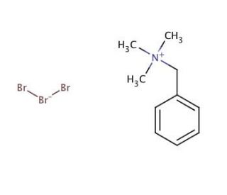 Benzyltrimethylammonium tribromide (CAS 111865-47-5) - chemical structure image