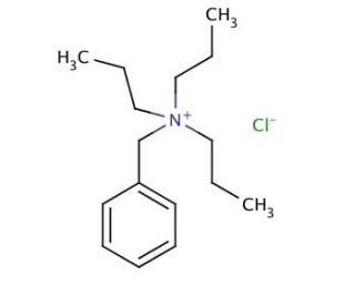 Benzyltripropylammonium chloride (CAS 5197-87-5) - chemical structure image