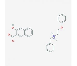 Bephenium hydroxynaphthoate (CAS 3818-50-6) - chemical structure image
