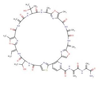 Berninamycin A (CAS 58798-97-3) - chemical structure image