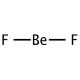 Beryllium fluoride (CAS 7787-49-7) - chemical structure image