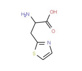 &beta;-(2-Thiazolyl)-DL-alanine (CAS 1596-65-2) - chemical structure image
