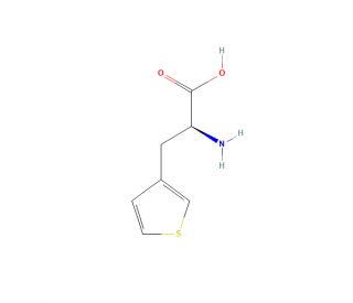 &beta;-(3-Thienyl)-L-alanine (CAS 3685-51-6) - chemical structure image