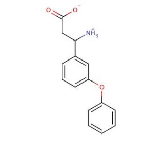 beta-Amino-3-phenoxy-benzenepropanoic acid - chemical structure image