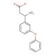 beta-Amino-3-phenoxy-benzenepropanoic acid - chemical structure image