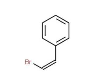 &beta;-Bromostyrene (CAS 103-64-0) - chemical structure image