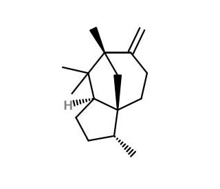 (&plus;)-&beta;-Cedrene (CAS 546-28-1) - chemical structure image