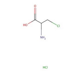 &beta;-Chloro-D-alanine hydrochloride (CAS 51887-88-8) - chemical structure image