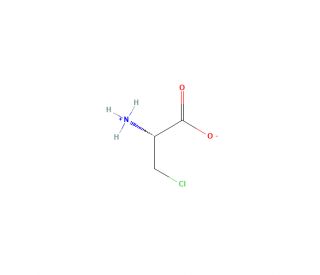 &beta;-Chloro-D-alanine - chemical structure image