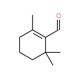β-Cyclocitral 的分子结构, CAS编号: 432-25-7 β-Cyclocitral (CAS 432-25-7) - chemical structure image