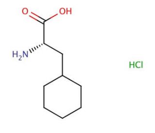beta-Cyclohexyl-L-alanine hydrochloride (CAS 25528-71-6) - chemical structure image