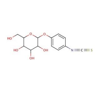 &beta;-D-Galactopyranosylphenyl isothiocyanate (CAS 20721-62-4) - chemical structure image
