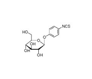 β-D-Glucopyranosylphenyl isothiocyanate (CAS 20581-41-3) - chemical structure image