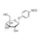 β-D-Glucopyranosylphenyl isothiocyanate 的分子结构, CAS编号: 20581-41-3 β-D-Glucopyranosylphenyl isothiocyanate (CAS 20581-41-3) - chemical structure image