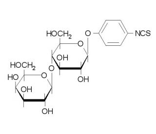 &beta;-D-Lactopyranosylphenyl isothiocyanate (CAS 96324-93-5) - chemical structure image