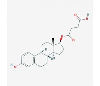 &beta;-Estradiol 17-hemisuccinate (CAS 7698-93-3) - chemical structure image