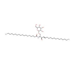 &beta;-Galactosyl-C18-ceramide (CAS 36271-49-5) - chemical structure image
