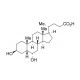 β-Hyodeoxycholic Acid - chemical structure image
