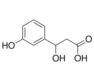 &beta;-(m-Hydroxyphenyl)hydracrylic Acid (CAS 3247-75-4) - chemical structure image